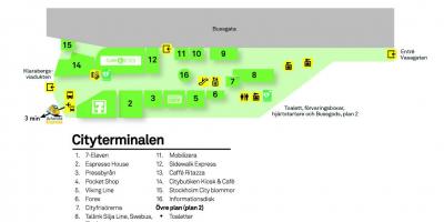 Arlanda express mapa de rotas
