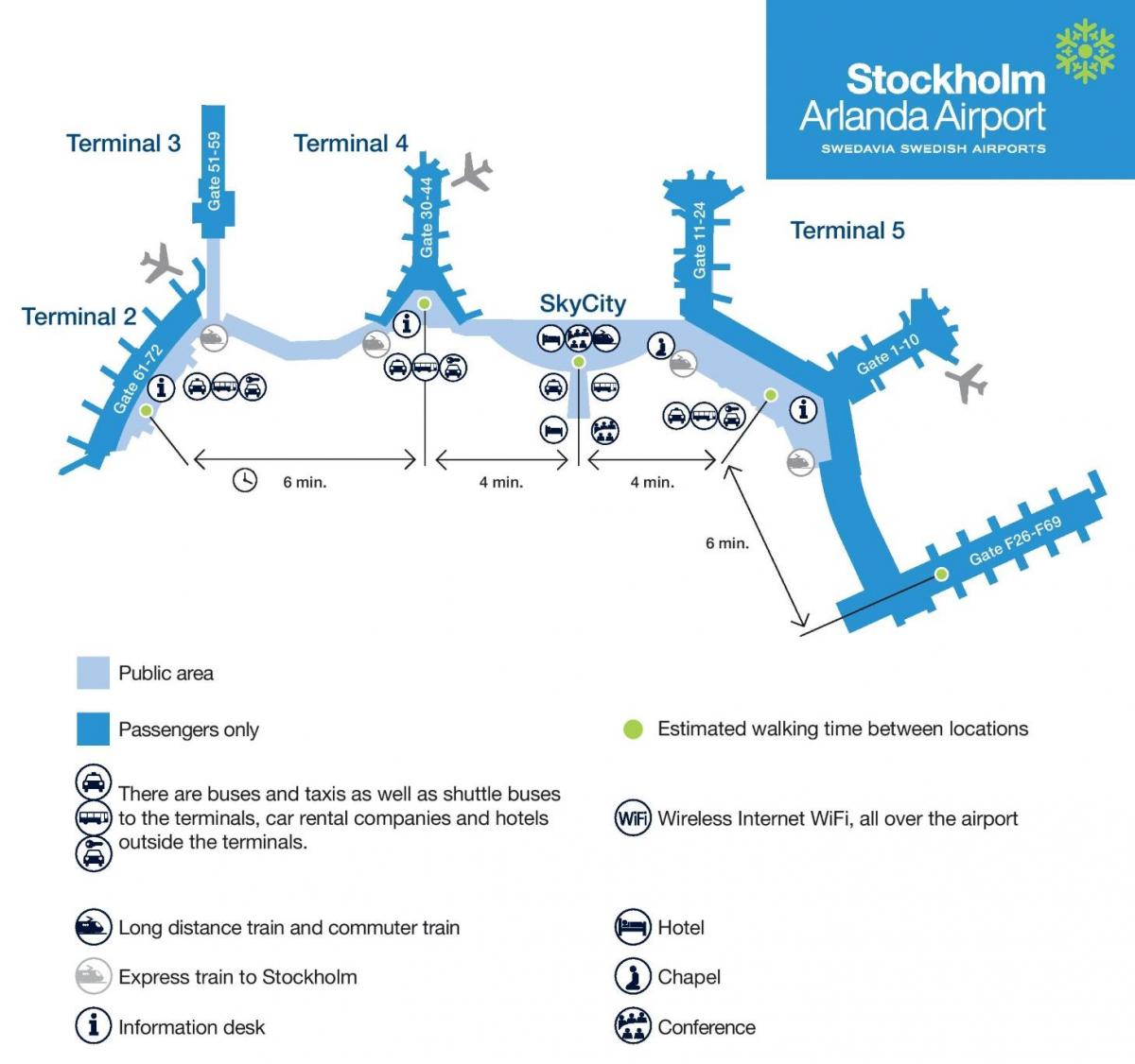Estocolmo arlanda mapa